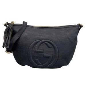 Gucci Black Crossbody Bag with Tassel